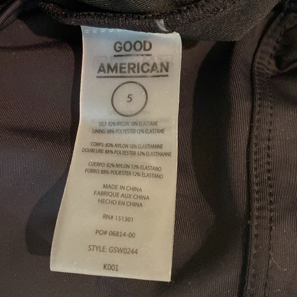 Good American Bikini Bottom and Top in Black Sz.2XL - Picture 5 of 15